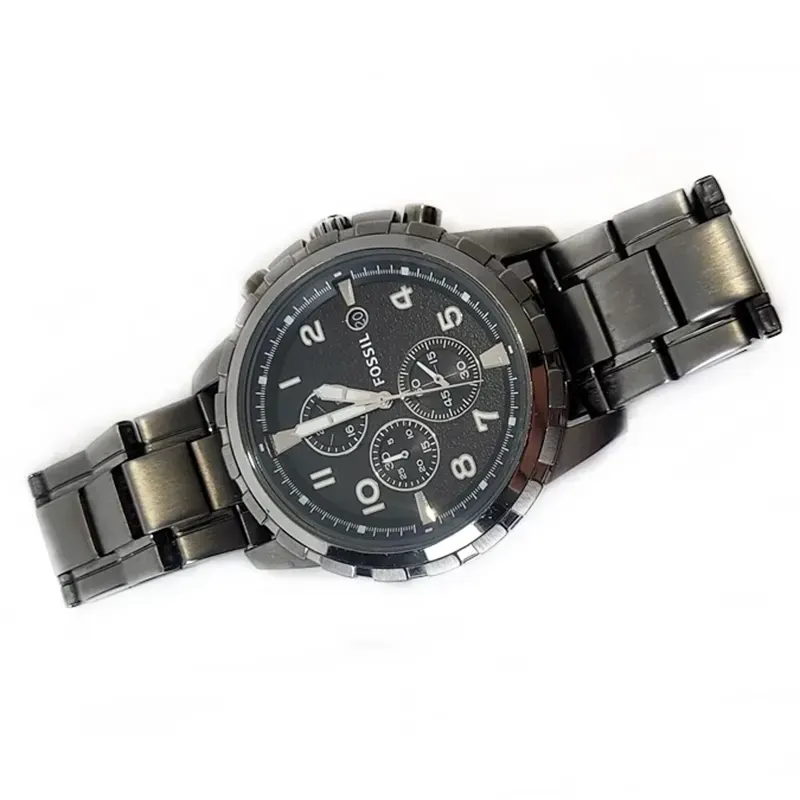 Fossil Dean Chronograph Black Dial Men's Watch | FS4721